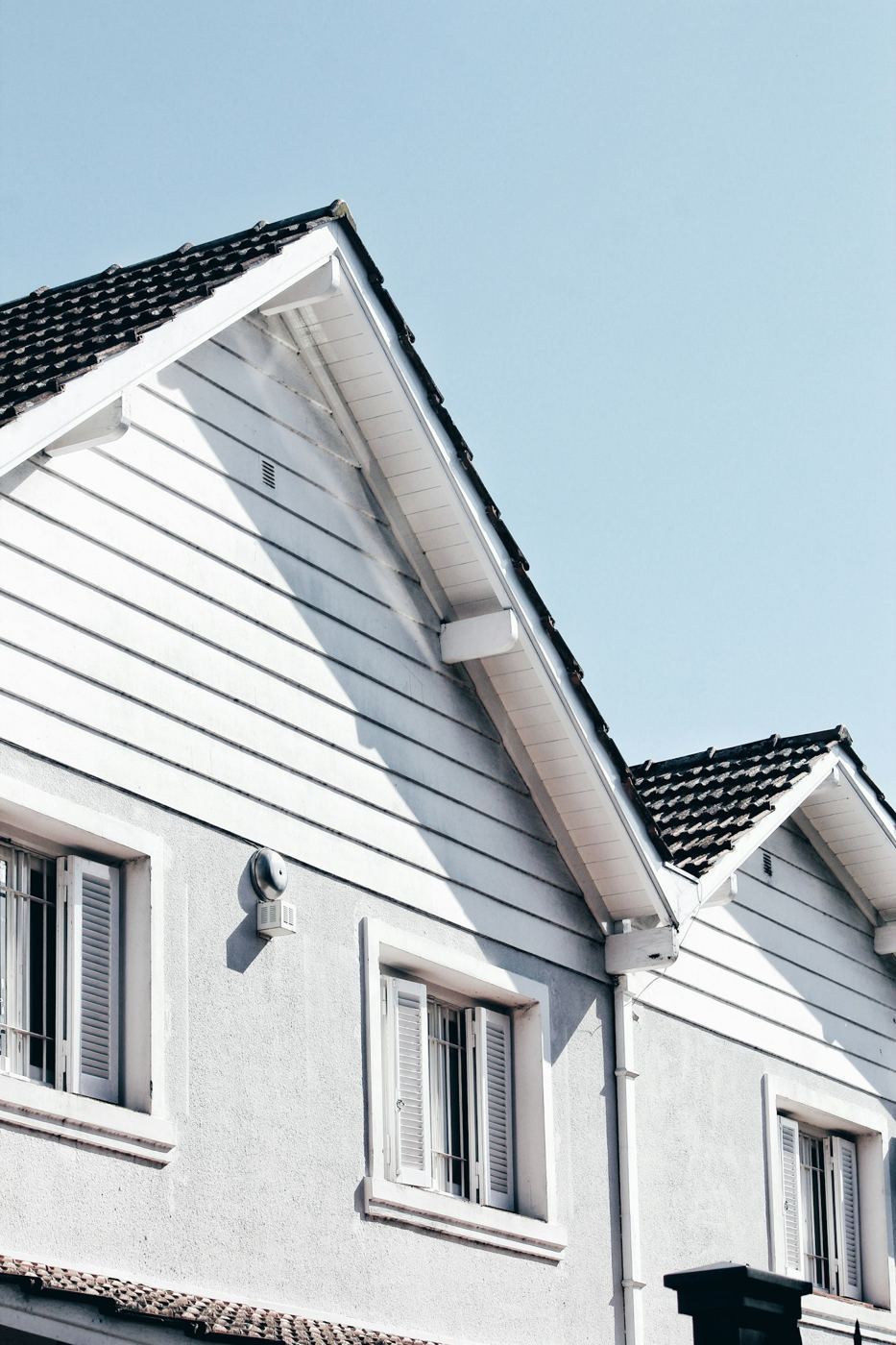 Row of townhouses